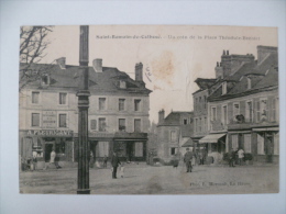 SAINT ROMAIN DE COLBOSC:Un Coin De La Place Théodule-Benoist. - Saint Romain De Colbosc