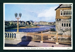 IRELAND  -  River Shannon At Limerick  Unused Vintage Postcard As Scan - Limerick