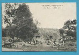 CPA 40 LE CANTAL PITTORESQUE Devant La Chaumière - Sonstige & Ohne Zuordnung