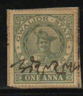 GWALIOR  State  1A  Revenue Type 41 K&M 410 # 86902 Inde Indien  India Fiscaux Fiscal Revenue - Gwalior