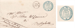 Lettre Préphilatélique D'Italie (1862) En Franchise Postale : Thème Fontaine, Eau - Fountain Water - Unclassified