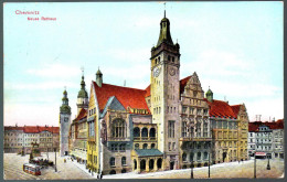 1185 Portofrei - Alte Ansichtskarte Chemnitz Neues Rathaus Gel. 1928 - Chemnitz