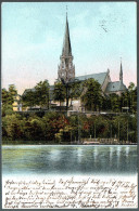 1188 Portofrei - Alte Ansichtskarte Chemnitz Schloßkirche Kirche Schloßteich Papozik & Weihrauch Gel. 1909 - Chemnitz