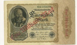 GERMANIA - 1 MILLIARDE Mark, Reichsbanknote 1922 - PERIODO INFLAZIONE - 61B563288 - FORTE PIEGA AL CENTRO - 1 Miljard Mark