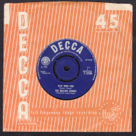 THE ROLLING STONES - Vinil 45 Rpm, The Last Time And Play With Fire, Year 1965, Made In England - Decca - Rock