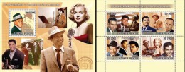 S. Tomè 2008, F. Sinatra, M. Monroe, Elvis, 4val In BF - Chanteurs