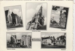CPSM BOUSSU (Belgique-Hainaut) - 5 Vues - Boussu