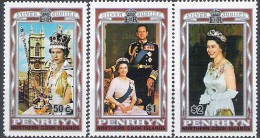 Penrhyn 1977 Yvertn° 83-85 *** MNH Cote 6,50 Euro - Penrhyn