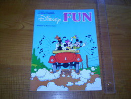 Disney Fun : Mickey; Minnie & Dingo : Finger Piano Solos With Optional Accompaniment . Partitions De Musique - Musique