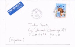 E) 2010 FRANCE, CINQUANTENAIRE DES INDEPENDENCIES AFRICANS COUNTRIES, CIRCULATED COVER FROM FRANCE TO ECUADOR FDC - 2010-2019