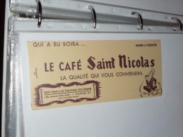 BUVARD COLLECTION    Cafés CAFE    SAINT-NICOLAS  Paris - Café & Thé