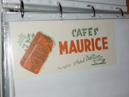 BUVARD COLLECTION    Cafés CAFE   Maurice Toulon - Café & Thé