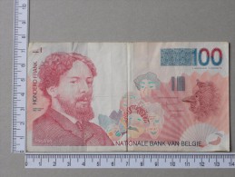 BELGIUM  100  FRANCS  1995-2001     -    (Nº12930) - 100 Franchi