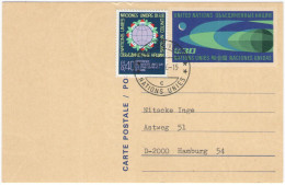 ONU - NAZIONI UNITE - UNITED NATIONS - NATIONS UNIES – 1976 - 0,30 + 0,40 - Carte Postale - Postal Card - Inter... - Briefe U. Dokumente