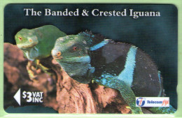 Fiji - 1996 Iguanas - $3 Banded & Crested - FIJ-097 - EFU - Fidji