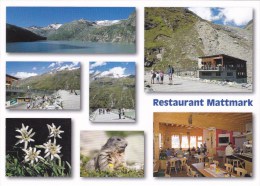 RESTAURANT MATTMARK SAAS ALMAGELL  POSTAUTO POSTBUS CAR POSTAL - Saas-Almagell