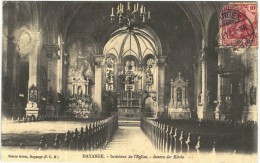 Carte Postale Ancienne De HAYANGE-Intérieur De L'Eglise - Hayange