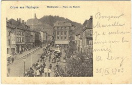 Carte Postale Ancienne De HAYANGE-Place Du Marché - Hayange
