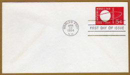 Enveloppe Brief Cover Entier Postal First Day Of Issue World's Fair N.Y. - 1961-80