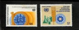 342250651 UNO WENEN -  POSTFRIS MINT NEVER HINGED POSTFRISCH EINWANDFREI YVERT 21 22 - Autres & Non Classés