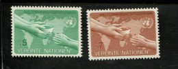 342250699 UNO WENEN -  POSTFRIS MINT NEVER HINGED POSTFRISCH EINWANDFREI YVERT 32 33 - Other & Unclassified