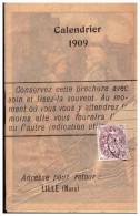 Calendrier 1909 Tisane Américaine Des Shakers 1909 (PPP1572) - Small : 1901-20