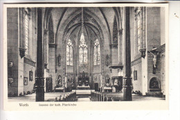 4294 ISSELBURG - WERTH, Kath. Kirche, Innenansicht - Borken