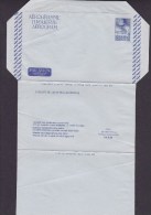 Finland Postal Stationery Ganzsache Entier Aérogramme 0,50 M Flugzeug über Winterlandschaft (Unused) - Lettres & Documents