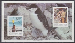 Argentina 1987 Antarctic Treaty M/s ** Mnh (25979) - Blocs-feuillets