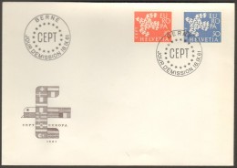 Fdc Europa Svizzera 1961 - Other & Unclassified