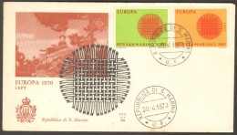 Fdc Europa San Marino 1970 - Other & Unclassified