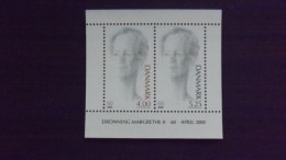 Dänemark 1238/9 Block 14, **/mnh, 60. Geburtstag Von Königin Margrethe II. - Blocs-feuillets