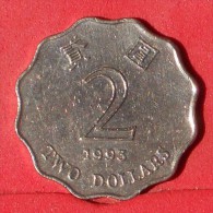 HONG KONG  2  DOLLARS  1993   KM# 64  -    (Nº12957) - Hong Kong