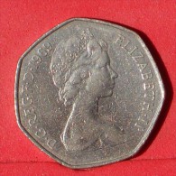 GREAT BRITAIN  50  PENCES  1969   KM# 913  -    (Nº12958) - 50 Pence