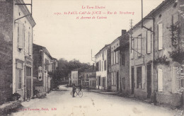 81. Tarn : St Paul Cap De Joux . Rue De Strasbourg  . - Saint Paul Cap De Joux