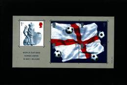 GREAT BRITAIN - 2002  WORLD CUP MS  MINT NH - Blocks & Kleinbögen