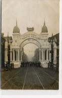 POST CARD Vickers Works Arch Brightside Sheffield Royal Visit 1905 - Sheffield