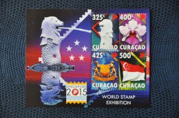 Curacao   2015  Singapore Exhebition   Blok-mn/s         Postfris/mnh/neuf - Unused Stamps