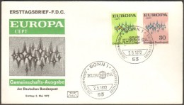 Fdc Europa Gemania 1972 - Other & Unclassified