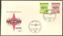 Fdc Europa Gemania 1972 - Other & Unclassified