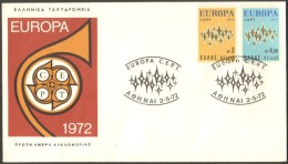 Fdc Europa Grecia 1972 - Other & Unclassified