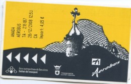 TT -TICKET DE TRANSPORTE DE BARCELONA - Europa