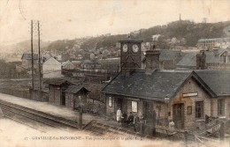 GRAVILLE Ste HONORINE  -  Vue Panoramique Et La Gare - Graville