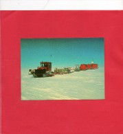 Carte  Tractor - Train  (( Piste En Antarctic )) - Autres Modes De Transport