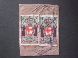 MONACO 1954 Coat Of Arms - Storia Postale