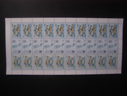 RUSSIA 2000 MNH (**)YVERT6509-6510 Fish Of Lake Chudsko-Pskovskoe/ Poissons De Lac Chudsko-Pskovskoe .la Feuille - Full Sheets