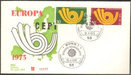 Fdc Europa Germania 1973 - Other & Unclassified