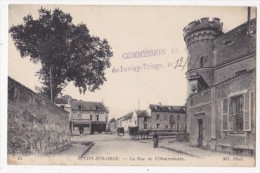 Cpa JUVISY SUR ORGE Rue De L'observatoire - ND 61 Tampon Commission De Gare - Juvisy-sur-Orge