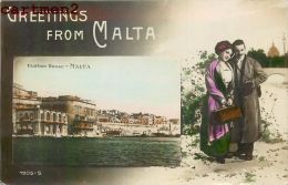 GREETINGS FROM MALTA MALTE - Malte