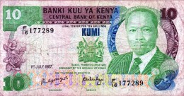 KENYA 10 SHILLINGS 1987 - Kenia